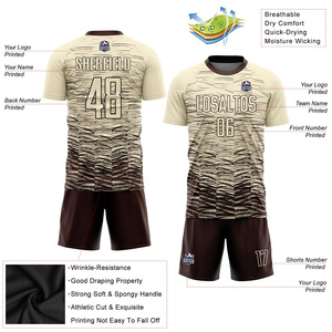 Maillot de football américain professionnel à manches courtes, imprimé, personnalisé pour équipe, uniforme sportif léger pour l'entraînement - Product Image 3
