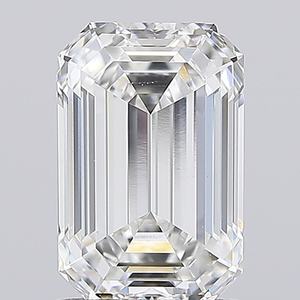 Diamant de laboratoire certifié 2,05 carats, taille émeraude, F VVS2, pierre de diamant de laboratoire non montée pour fabricant de bijoux haut de gamme, prix de gros - Product Image 2