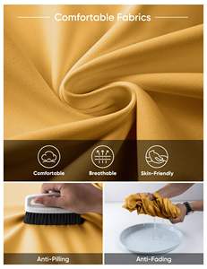 Conjunto Deportivo Personalizado al por Mayor para Hombre, Color Beige Sólido, 100% Algodón, Resistente al Viento, de Alta Calidad, con Cierre, Estilo Holgado - Product Image 4