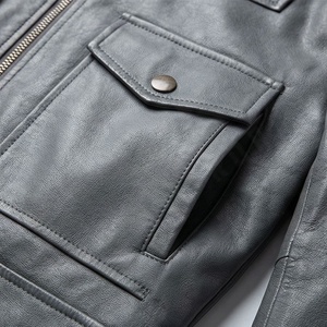 Veste de moto en cuir véritable pour homme de qualité supérieure, nouvelle arrivée, vestes de moto d'hiver, protections amovibles, personnalisables - Product Image 5