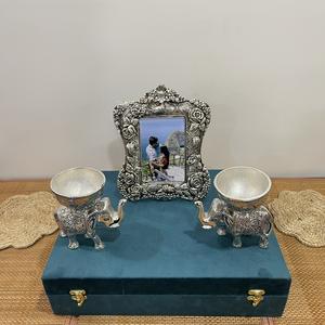 Invitation plaquée argent / Cadeau de Thanksgiving avec emballage de boîte cadeau haut de gamme (007) - Product Image 4