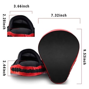 Stylish Boxing Punching Mitts Training <b>Focus</b> <b>Pads</b> Martial Arts Training Kicking Curve <b>Pads</b> <b>Focus</b> Mitts With Custom Logo - Product Image 6