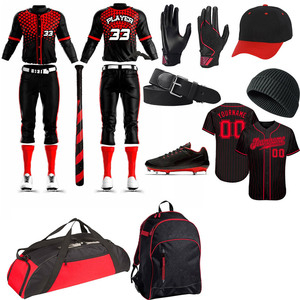 Durable Eco Friendly Baseball Kits Comfortable Quick Dry Sportswear Sets Custom Team Training Short Sleeve Unisex Wholesale - Product Image 1