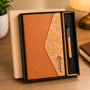Set de Regalo de Cuaderno Personalizado con Logotipo, Agenda de Cuero PU, Bolígrafo, Obsequio Empresarial, Escritura en Oficina, Impresión UV - Product Image 4