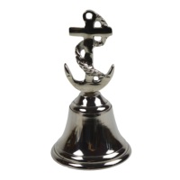 Cloches d'église antiques en cuivre, grand modèle, cadeau et souvenir de Noël festif, cloches artisanales en métal de grande taille, design d'église