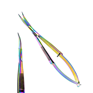 Ciseaux à cils en acier inoxydable de qualité supérieure, résistants à la rouille, finition lisse, prise confortable, précision experte - Product Image 3