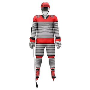 Pantalones de Hockey sobre Hielo Personalizados de Primera Calidad, Ecológicos, Ligeros, Transpirables, de Poliéster, para Hombres Adultos, Servicio OEM, Uniforme de Hockey - Product Image 1