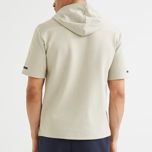 Échantillon Gratuit OEM Ensemble Sweat à Capuche Homme 100% Coton Molletonné Anti-Plis Manches Longues Oversize Pulls à Capuche Vente en Gros Noir - Product Image 4
