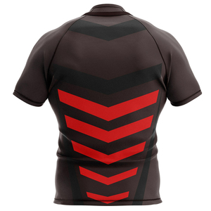 Maillot de rugby personnalisé imprimé par sublimation, uniforme d'équipe en couleur, commande en gros, fabricant OEM ODM, fournisseur, prix d'usine - Product Image 4