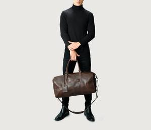Nouveauté Sac de voyage de luxe de haute qualité imperméable en cuir véritable écologique personnalisable avec fermeture à glissière - Product Image 4