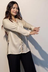 เสื้อเชิ้ต PAMELA Giza Cotton พรีเมียม สวยหรู สำหรับผู้หญิง ซื้อโดยตรงจากผู้ผลิต - Product Image 4