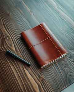 Funda de Cuero Genuino Hecha a Mano de Lujo con Logotipo Personalizado, Fabricante de Fundas para Libros, Funda para Diario Recargable, LBC-0053 - Product Image 6