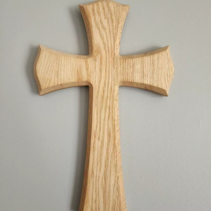 Wooden Cross <b>Table</b> Stand - Product Image 1