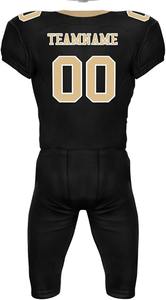 Ensemble d'uniformes de football américain haut de gamme avec logo personnalisé, pantalon rembourré et maillot à transfert thermique, haute durabilité, commande en gros - Product Image 3