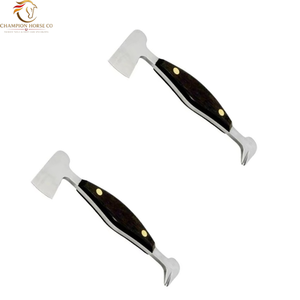 Juego de Herramientas de Herrador en Oferta |   Cortador de Pezuñas y Pulidor de Acero Inoxidable |   Kit de Herramientas para Herraduras con Recubrimiento de Polvo Negro - Product Image 5