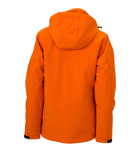 Veste coupe-vent imperméable en nylon tissé softshell pour homme, avec fermeture éclair, idéale pour la course à pied et les activités de plein air - Product Image 4