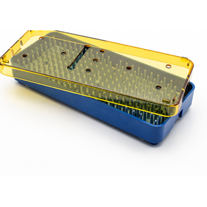 Bandeja de esterilización con incrustación de silicona de 2.5" x 7.5" x 0.75", inserto de soporte para instrumentos médicos autoclavables de grado profesional - Product Image 2