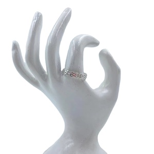 แหวนเงิน92.5ดูดิบทำด้วยมือเครื่องประดับที่ได้แรงบันดาลใจจากธรรมชาติ - Product Image 1