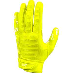 Gants de football américain 7v7 en gel de silicone de haute qualité, personnalisables avec logo, pour receveurs, durables, antidérapants, pour jeunes et adultes, avec logo en caoutchouc. - Product Image 3
