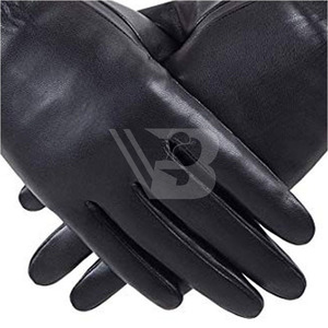Fashion High Quality Winter Wholesale Genuine 2024 Leather Workers <b>Warm</b> Sports Plain Outdoor Casual Party <b>Gloves</b> From Pakistan - Product Image 4