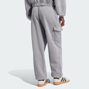 Men Loose Fit Athletic Fleece Sweatpants <b>Drawstring</b> Waist Pocketed Casual <b>Trousers</b> - Product Image 2