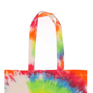 Extra Large Capacity Custom Color High Quality Reusable Supermarket Grocery Promotion Shopping Tie Dye Cotton Canvas <b>Bag</b> - Product Image 4