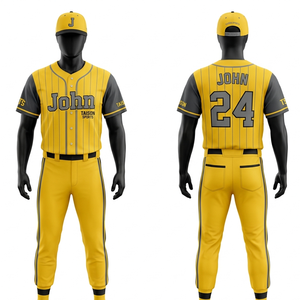 Uniforme de Softbol Premium Azul Cielo con Rayas, Poliéster 200 GSM, Absorbe la Humedad, Sublimación, Bordado Personalizado - Product Image 6