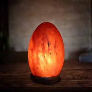 High Quality Hand Curved Himalayan Pink Salt Egg Design <b>Mini</b> USB <b>Lamp</b> Custom Logo Antique European Style Organic Natural Crafts - Product Image 3