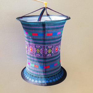 Hmong ethnic <b>light</b> lanterns <b>cheap</b> price brocade fabric lantern <b>lights</b> for outside & indoor - Product Image 1