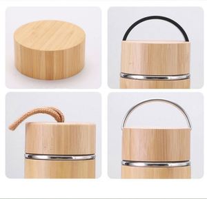 Termo de Bambú 100% Natural, Ecológico, de Acero Inoxidable, Doble Pared, Aislado al Vacío, Antiderrames, Libre de BPA, Mantiene la Temperatura de 12 a 24 Horas - Product Image 2