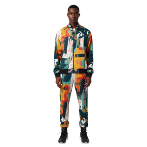Ensemble de survêtement de sport d'été pour homme, léger, à séchage rapide, 100% polyester - Product Image 3