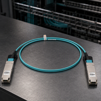 Câble optique actif AOC à connecteur OSFP à ailettes compatible NVIDIA Mellanox 800G pour Quantum-2 InfiniBand NDR