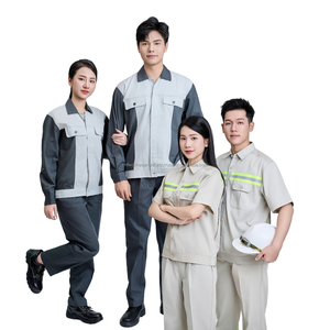 Vêtements de travail pour électriciens à bon prix, vêtements de chantier en coton PE, combinaison de soudeur, vêtements de ferme, design/logo personnalisé - Usine FMF - OEM/ODM - Product Image 2