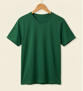 Camiseta de Corte Regular para Hombre, Algodón Suave, Cuello Redondo, Manga Corta, Informal, Esencial para el Día a Día, Ligera, Básica, Cómoda - Product Image 4