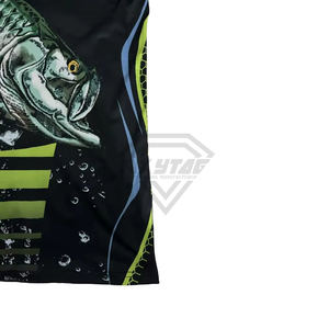 Custom Sublimation Fishing Jersey Breathable Long Sleeve UPF 50 Plus Outdoor Sportswear Performance Fishing Shirt Quick Dry <b>Top</b> - Product Image 4