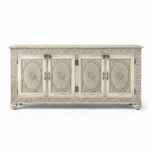 Indian Supplier Handcrafted Modern Flow <b>Sideboard</b> Solid Wood Eco-Friendly for Dining Room Home Bar Bedroom Wholesale Supply - Product Image 5