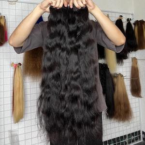 CDYHAIRVN Cabello Humano Virgen Indio Crudo de Primera Calidad, Extensiones de Cinta Adhesiva Sin Enredos, Textura Ondulada Natural, Doble Trama, Directo de Fábrica - Product Image 3