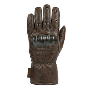 Gants de moto d'hiver en cuir respirant haute résistance avec poignées de maintien, support de sécurité, sangle de poignet réglable et paume antidérapante - Product Image 2