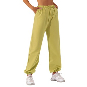 Pantalones Deportivos Anchos para Mujer, Mezcla de Algodón Suave, Estilo Jogger Relajado, Pantalones Casuales para Deporte, Cómodos para Uso Diario - Product Image 5