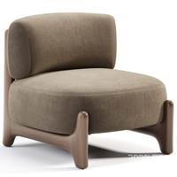 Silla de Madera Ecológica Contemporánea con Cojín Suave para Apartamentos Modernos y Muebles de Casa de Campo