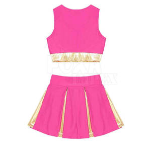 Uniforme de pom-pom girl à la mode Uniforme de pom-pom girl fabriqué au Pakistan - Product Image 2