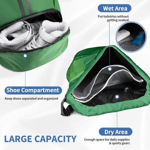 Sac de sport en toile écologique, grande capacité, sac de voyage, OEM - Product Image 6