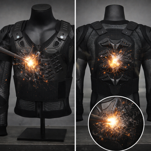 Blouson de moto en polyester/coton respirant certifié CE OEM 2025 – Protection intégrale contre les chocs – Combinaison de moto en maille pour l'hiver - Product Image 4