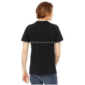 เสื้อยืดผู้ชายทรงปกติ สไตล์ฮิปฮอป ผ้าคอตตอนถักเนื้อหนัก 400 กรัม สำหรับฤดูร้อน แบบดิจิตอล ไหล่ตก  ไม่มีลาย  สามารถสั่งทำได้ - Product Image 3