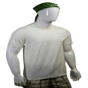 Camiseta Personalizable de Cuello Redondo y Manga Corta para Hombre, 100% Algodón Orgánico, Corte Regular, Color Azul Oscuro Lavado, Impresión Serigráfica, Ecológica - Product Image 2