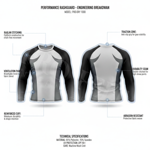 Camiseta Deportiva de Compresión Ligera y Cómoda de Manga Larga para Boxeo, Secado Rápido, para Correr, Fitness, Atletismo, con Logotipo Personalizado - Product Image 2