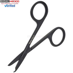 Tijeras de Sutura Spencer de 3.5 Pulgadas, Acero Inoxidable Negro, Instrumento Quirúrgico, Cuchilla de un Solo Gancho, Tijeras para Cortar Suturas, Entrenamiento para Estudiantes - Product Image 4