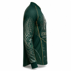 Camiseta de Pesca de Lujo para Hombre, Talla Grande, UPF 50+, Estampada, Manga Larga, Transpirable, de Malla, para Deportes al Aire Libre, con Diseño Personalizado - Product Image 4