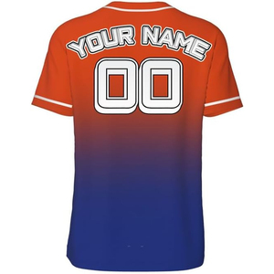 Maillots de baseball personnalisés de qualité supérieure, impression sérigraphique, vente en gros, maillots de softball, design de logo personnalisé, unisexe, 100% coton - Product Image 3