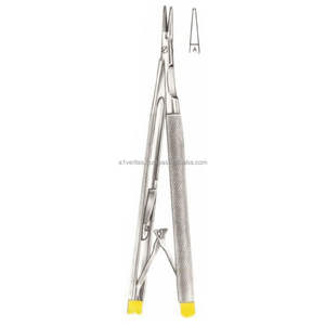 Porte-aiguilles chirurgicaux réutilisables OEM personnalisés A-1 VERITAS T/c Tip Castroviejo 13 cm pour instruments de suture |   Ensemble d'instruments ISO - Product Image 1